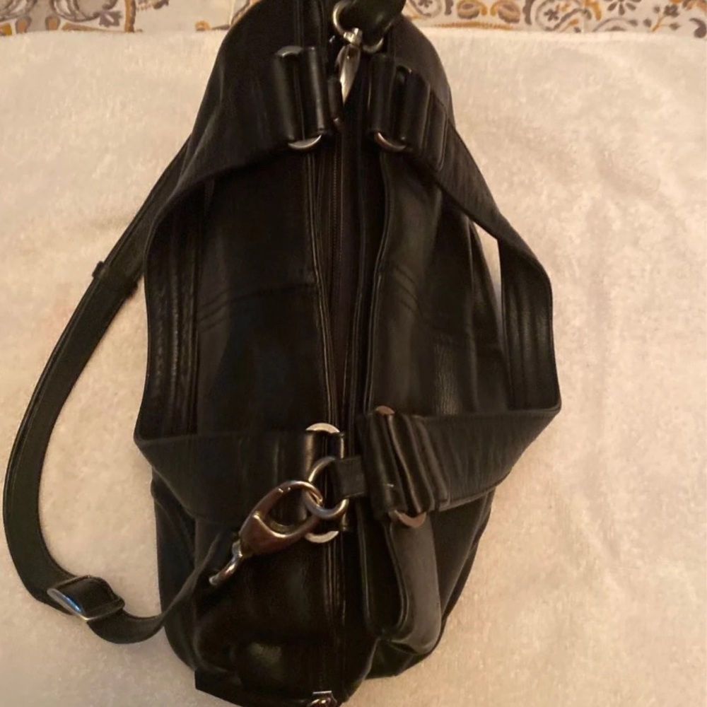 Black leather purse - Picture 5 of 9